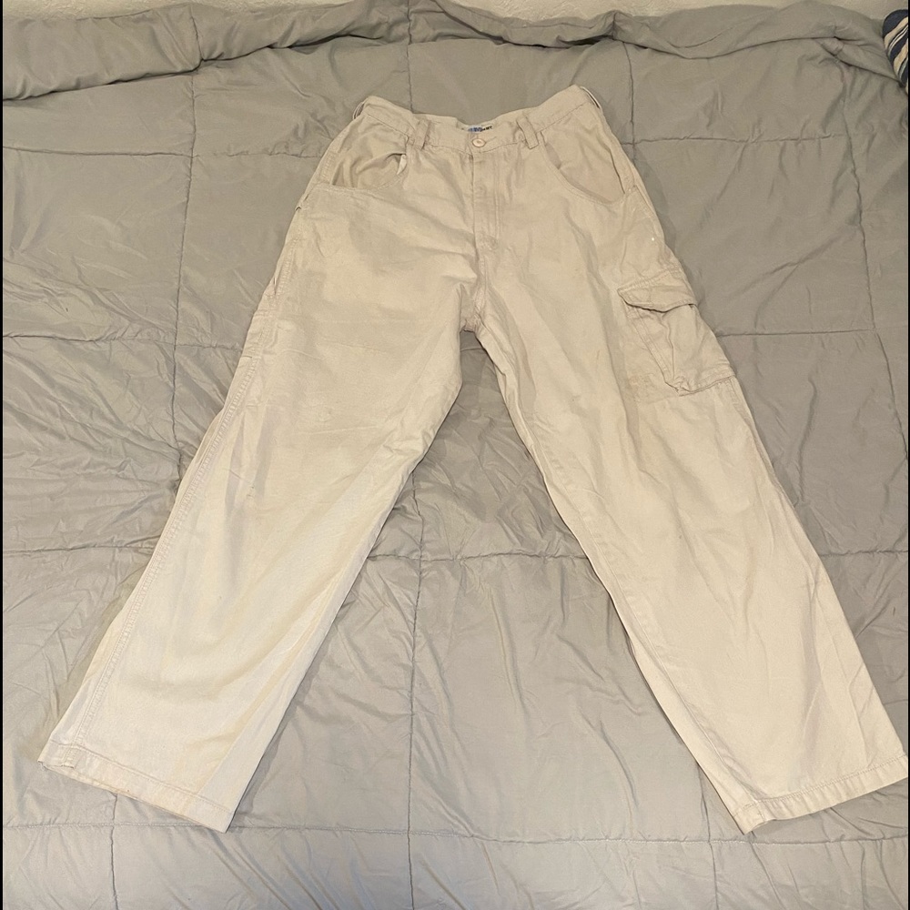 cream cargo pants